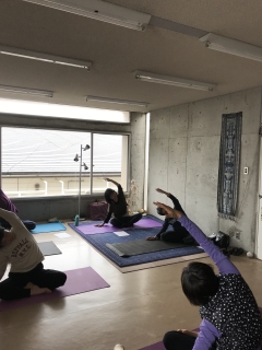 経絡ストレッチのワーク